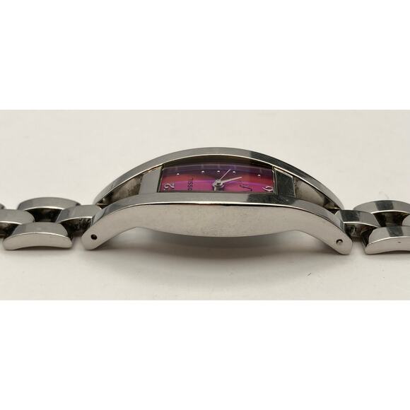 Fossil F2 Womens Watch 19mm Purple/ Blue-New Battery - Wrist Size 4.75-5 WR 30m - Picture 8 of 11